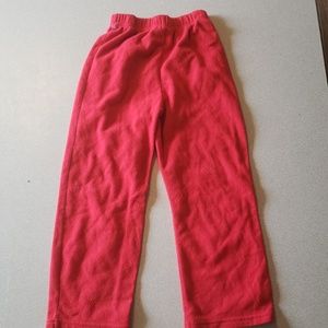 Red pajama pants
